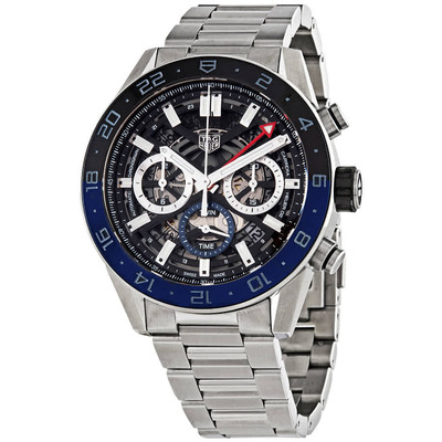Tag Heuer Carrera Batman Bezel Chronograph Automatic Mens Watch CBG2A1Z.BA0658 (black, arb21206)