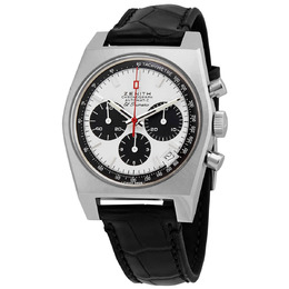 Zenith Chronomaster Revival El Primero Chronograph Automatic White Dial Mens Watch 03.a384.400/21.c815