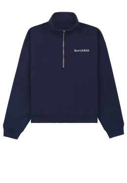 SPORTY&RICH: Синяя толстовка 