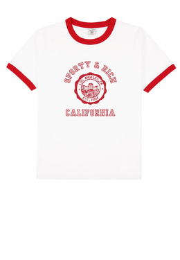 SPORTY&RICH: Белая футболка 