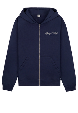 SPORTY&RICH: Синяя толстовка 