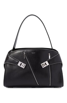 Ferragamo: Чёрная сумка 