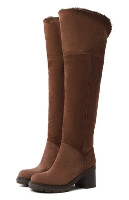 Casadei: Коричневые сапоги 