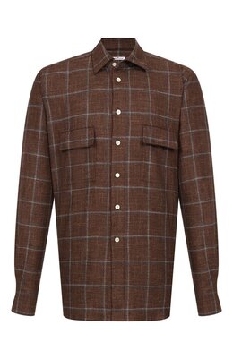Kiton: Рубашка из шерсти 