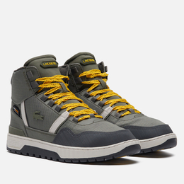 Lacoste: Зелёные ботинки  T-clip