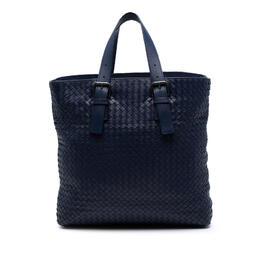 Pre-owned Bottega Veneta Nappa Intrecciato Belted Tote 169612 vq131 4223