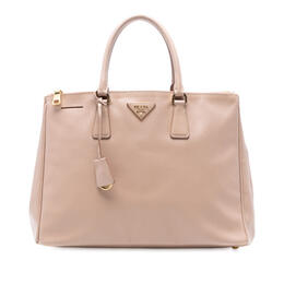 Pre-owned Prada Large Saffiano Lux Galleria Double Zip Tote 42cgn93bbixv4qha