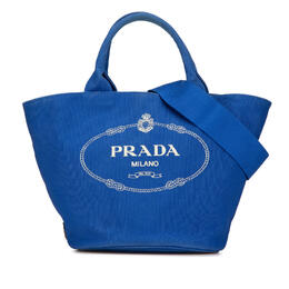 Pre-owned Prada Canvas Canapa Logo Satchel 1bg186