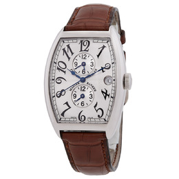Pre-owned Franck Muller Master Banker Silver Dial Unisex Watch 6850 mb ac