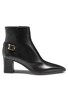 SANTONI: Чёрные ботинки 