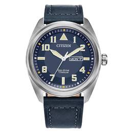 Citizen Eco-Drive Garrison Blue Dial Mens Watch bm8568-01l