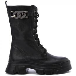 Pollini: Чёрные ботинки 