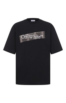 Off-White: Хлопковая футболка 