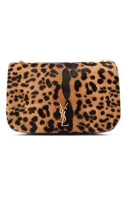 Saint Laurent: Сумка  Jamie с леопардовым принтом
