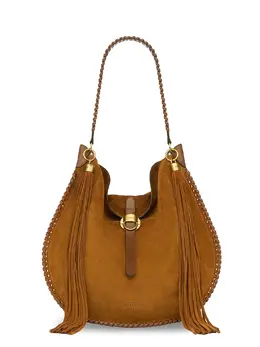 Isabel Marant-Oskan Hobo Folk Suede Shoulder Bag-Donna 53084893020500