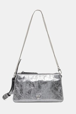 Кожаная сумка Pinko, серебряный 105359.a2ot | srebrny