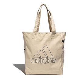 Сумка Adidas Large logo Sports Minimalistic Canvas Tote Creamy White Shoulder Bag gn8872 | multi-color