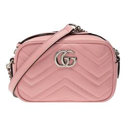 Сумка (WMNS) Gucci GG Marmont Matelasse Mini Bag 'Wild Rose' 634936-dtd1p-5815 | pink