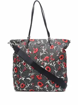 Сумка-тоут Retro Block Print Tory Burch, синий 17475581 | синий