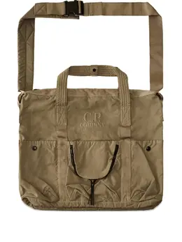Тканевая сумка с вышитым логотипом C.P. Company, бежевый 30913774 | бежевый