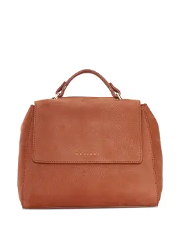 Сумка через плечо из кожи с верхней ручкой Orciani, коричневый 32046417 | коричневый