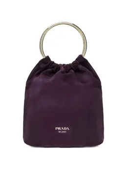 Сумка-ведро с круглой ручкой Prada, фиолетовый 32270427 | фиолетовый