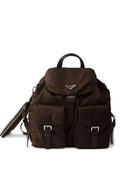 Средний рюкзак с передними карманами Prada, коричневый 32320395 | коричневый