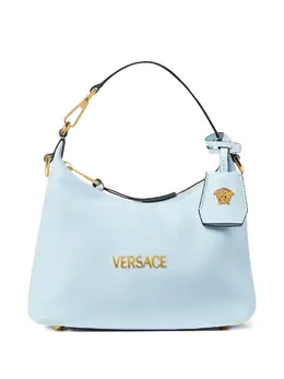 Сумка-тоут с брелоком-логотипом Versace, синий 32661302 | синий