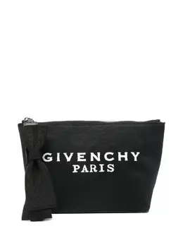 Клатч с бантом и логотипом Givenchy, черный 32696660 | черный