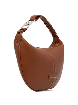 Сумка-тоут с логотипом Armani Exchange, коричневый 32567032 | коричневый