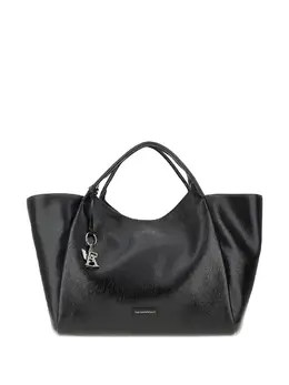 Большая сумка на плечо с декоративными подвесками Emporio Armani, черный 32533715 | черный