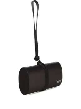 Атласный клатч BB Balenciaga, черный 32581960 | черный