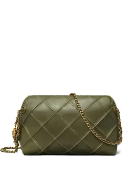 Мини-сумка Fleming Soft с простежкой Tory Burch, зеленый 32585873 | зеленый