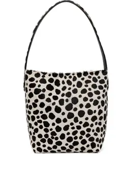 Сумка на плечо с ручкой и принтом "далматинец" Liviana Conti, белый 32584624 | белый