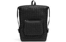 Гидрология Кожаная Сумка-Рюкзак Мужская Черная Bottega Veneta 653118-v0e54-8803