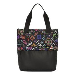Сумка Nike Polyester Splicing Element Full Print logo Casual Sports Multi-Color Printing handbag Unisex Black ck4296-010 | black