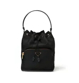 Сумка Prada Duet Re-Nylon bucket bag 'Black Gold' 1bh038-rv44-f0002 | black