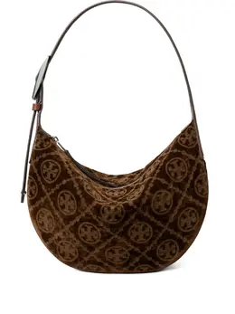 Малая наплечная сумка T Monogram Balloon Tory Burch, коричневый 32309758 | коричневый