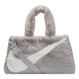 Сумка-тоут Nike NSW Faux Fur Tote Bag 'Grey White' dq5804-012 | grey