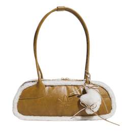 Сумка (WMNS) Adidas Wide Shoulder Bag 'Bronze Strata Off White' kt0859 | brown