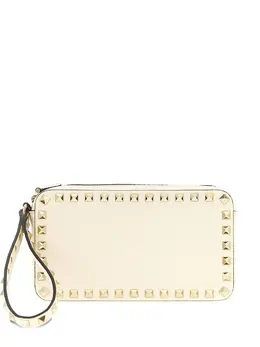 Клатч Ruckstud с ремешком на запястье Valentino Garavani, кремовый 32748091 | кремовый