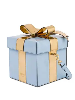 Сумка на плечо с бантом Moschino, синий 32559164 | синий