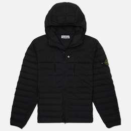 Stone Island: Чёрный пуховик 