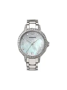 Наручные часы Crystal 36 мм Emporio Armani, серебристый 27756670 | серебристый
