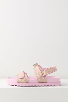 Guess: Розовые сандалии 