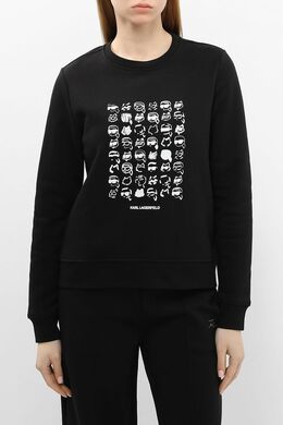 Karl Lagerfeld: Хлопковый свитшот 