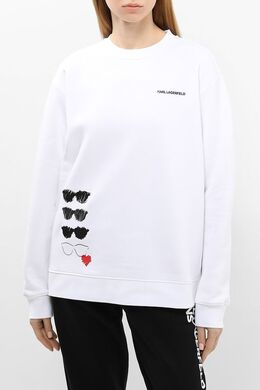 Karl Lagerfeld: Хлопковый свитшот 