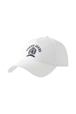 Tommy Jeans: Белая кепка 