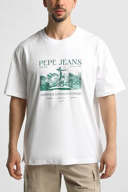 PEPE JEANS: Хлопковая футболка 
