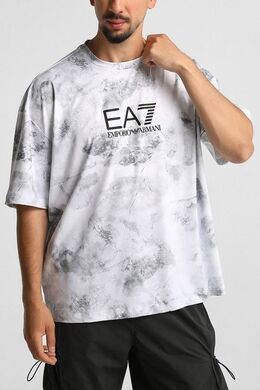 Ea7: Хлопковая футболка 